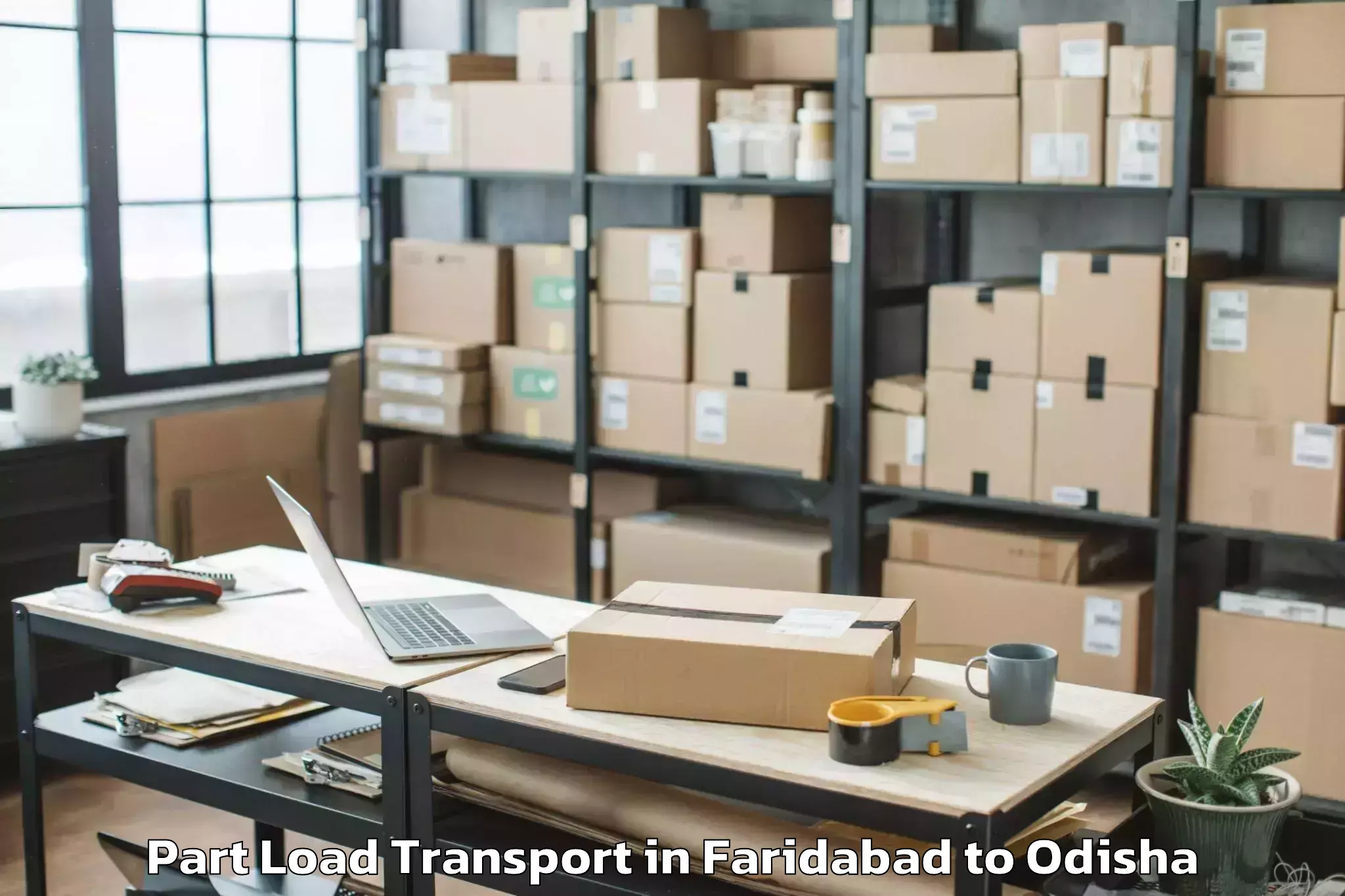 Leading Faridabad to Kokasara Part Load Transport Provider